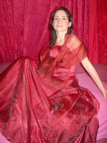 Robe soirée rouge