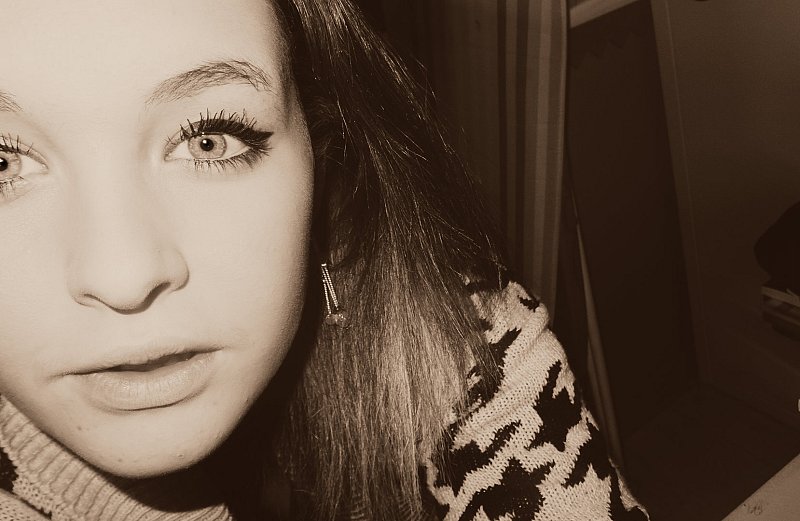 Black and white