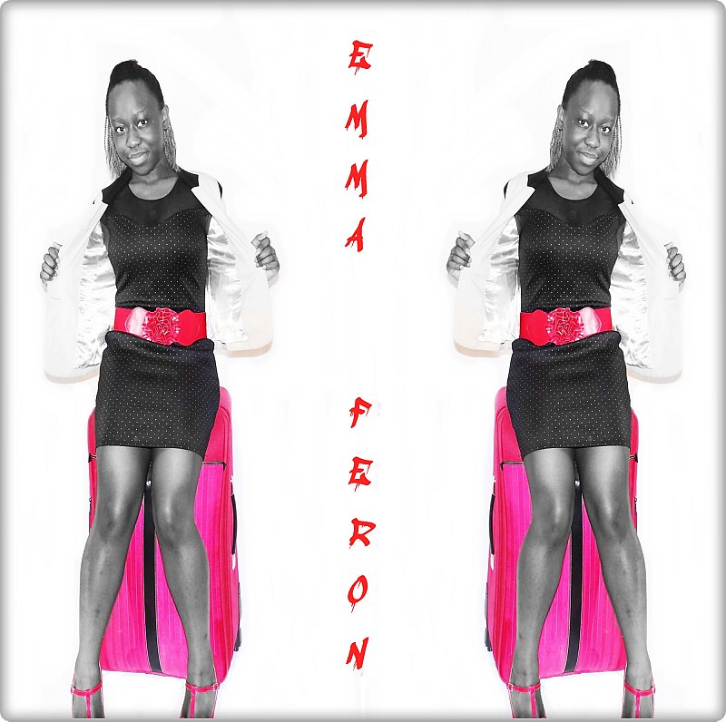 Emma Feron in twice photos